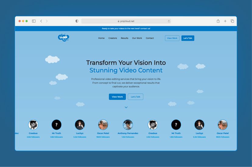 Project Cloud gallery image 1
