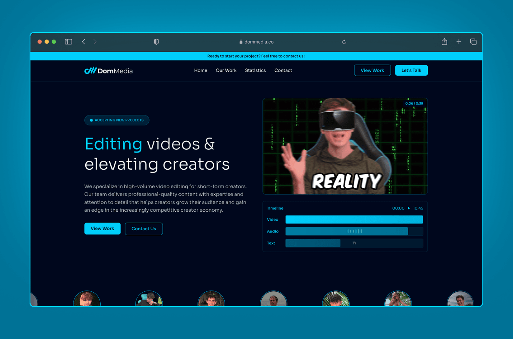 Dom Media website: dom media